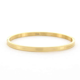Armband Fien 4 mm goudkleuring M 2155, KalliKalli