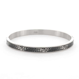 Armband Liv 4 mm zilverkleuring M 2164, KalliKalli
