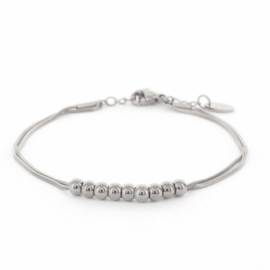 Armband Elisa zilverkleuring 20008, KalliKalli