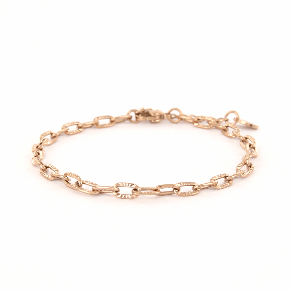 Schakelarmband goudkleuring 2644, KalliKalli