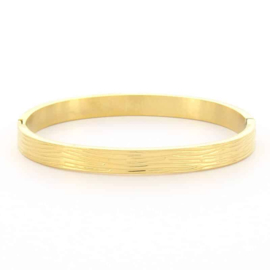 Armband Nikki 6 mm goudkleuring M 2177, KalliKalli
