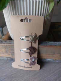 Zilverkleurige haarspeldjes Rocco