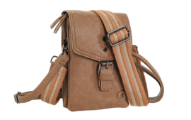 Lakewood camel crossbody tasje