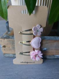 Goudkleurige haarspeldjes Pink