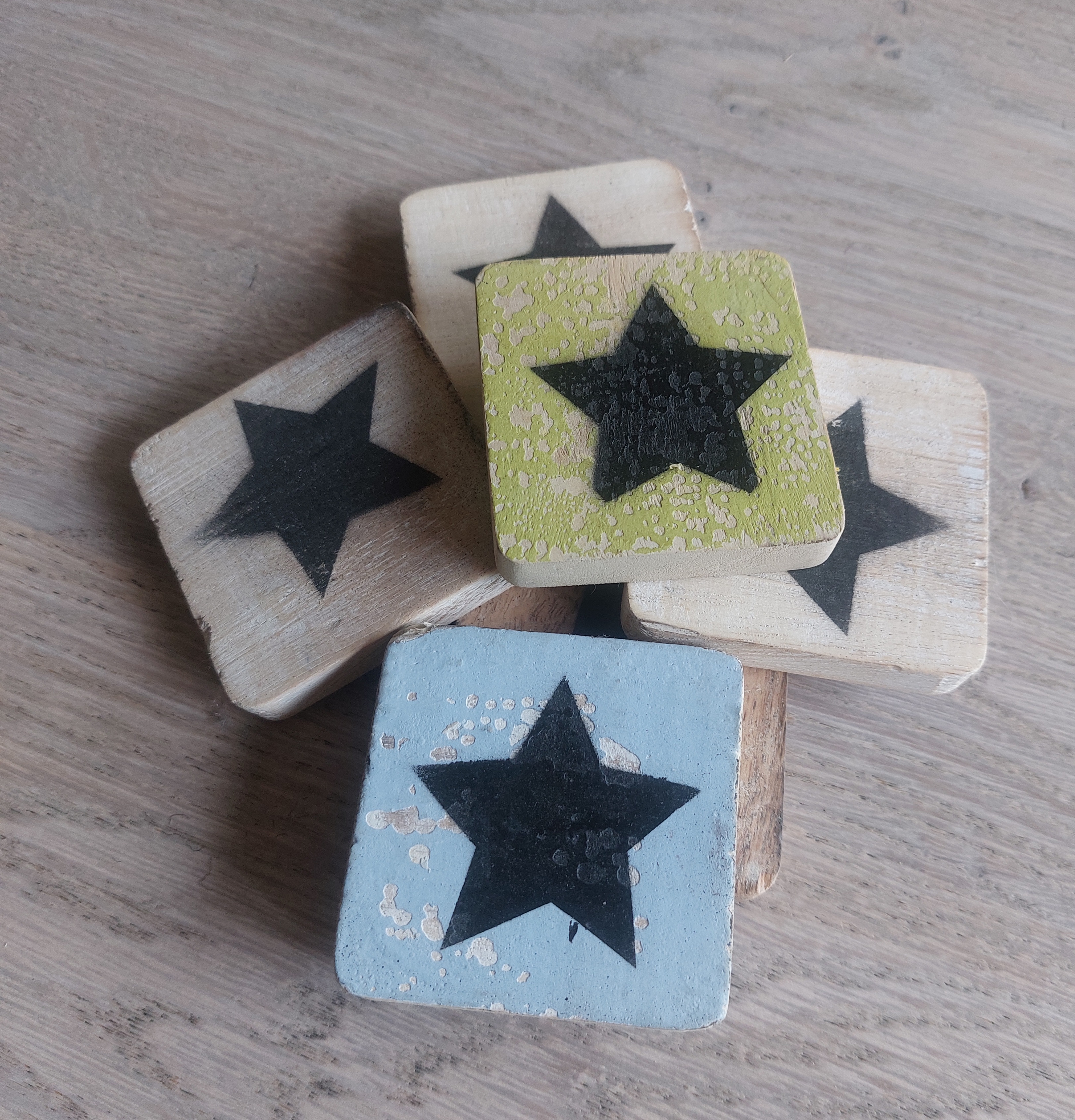Houten dichte ster