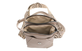 Horton crossbody en telefoontasje light grey, I'm Dutch