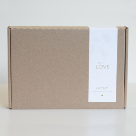 Giftset salt and soap 'With love'