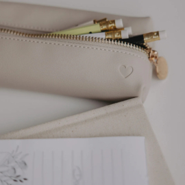 Pennentui 'Heart' | taupe