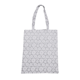 Shopping bag 'Chrysanthemum' | grey