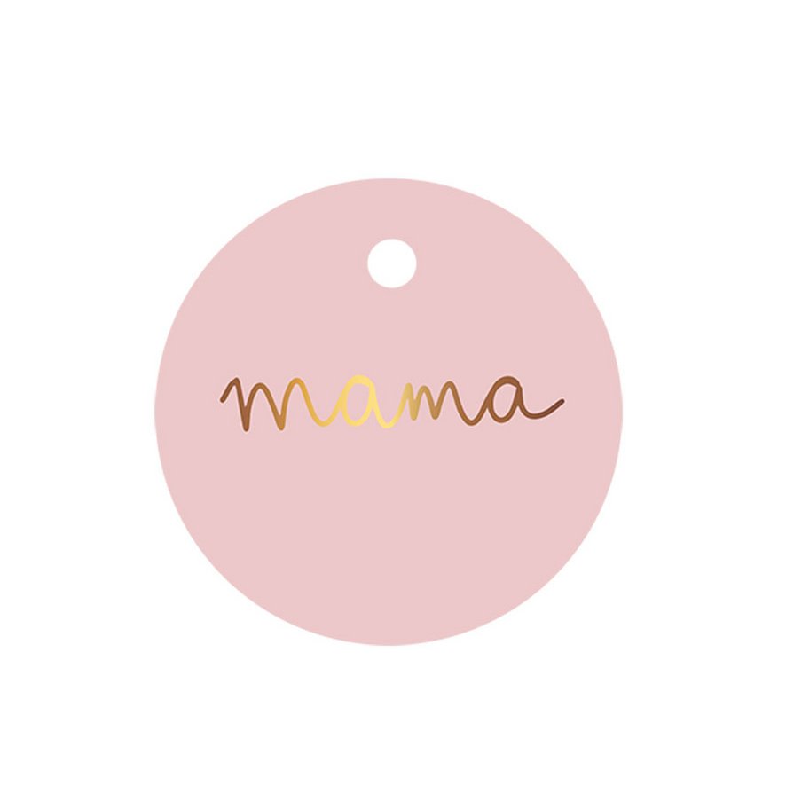 Cadeaulabel 'Mama' | goudfolie