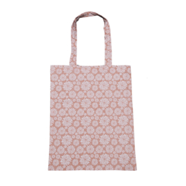 Shopping bag 'Chrysanthemum' | dusty rose