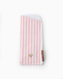 Brillenhoesje 'Pink stripes'