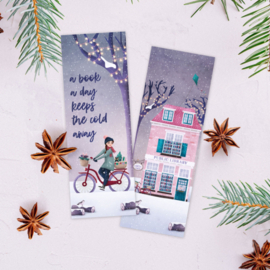 Boekenlegger 'Bibliotheek winter'