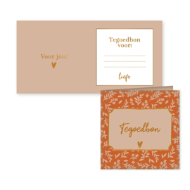 Tegoedbon 'Luxury flowers'