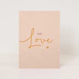 Kaartje 'With love'