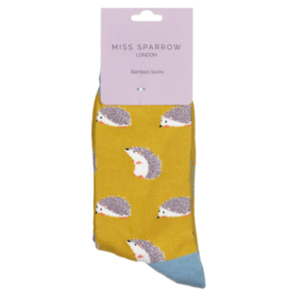 Miss Sparrow 'Cute hedgehogs' (yellow)