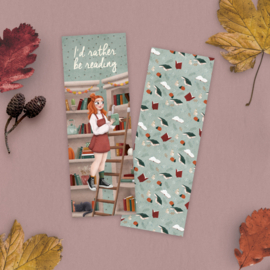 Boekenlegger 'Autumn booklover'