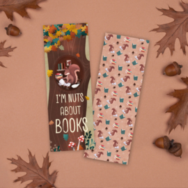 Boekenlegger 'Nuts about books'