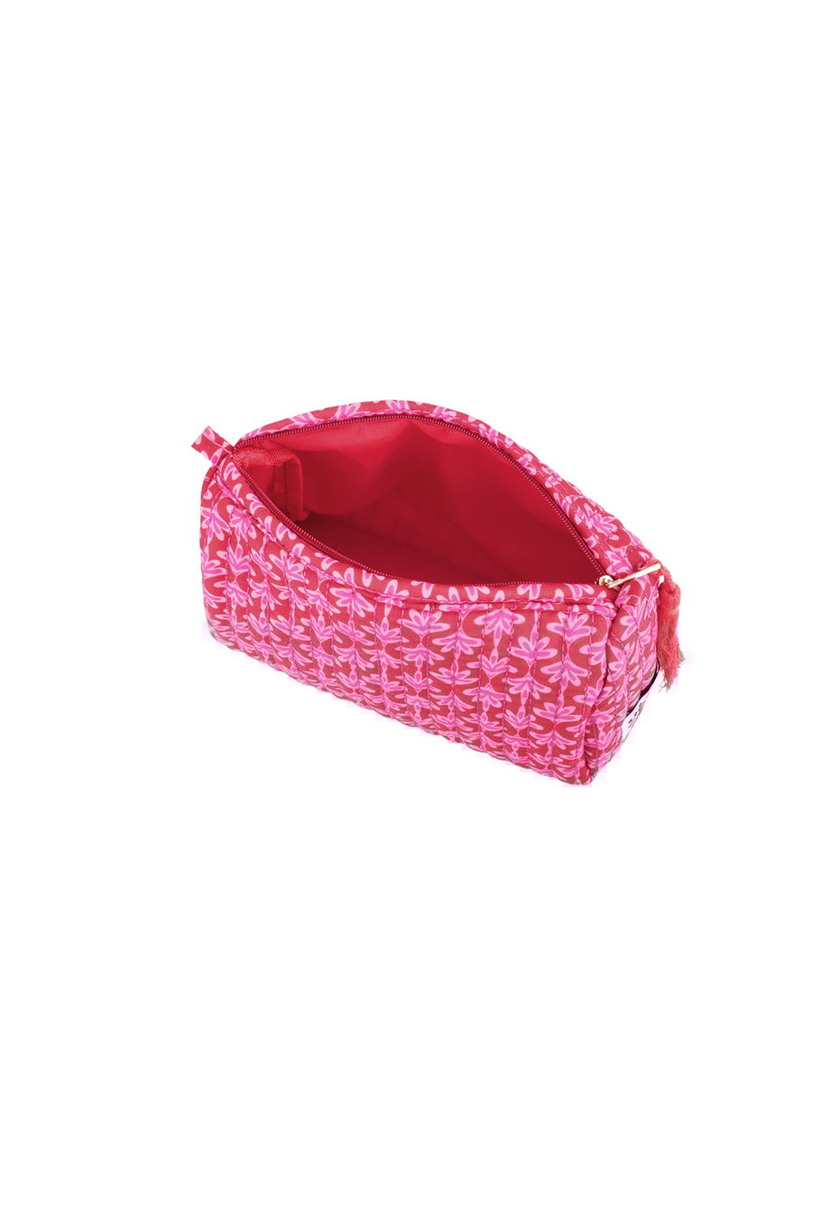 Make-up bag 'flowers' | roze