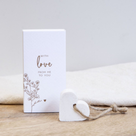 Giftbox met zeepje 'With love'