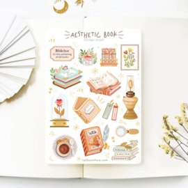 Sticker sheet 'Aesthetic Book'