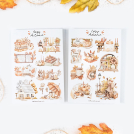 Sticker sheet | set 'Cozy autumn'