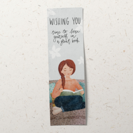 Boekenlegger 'Wishing you | great book'