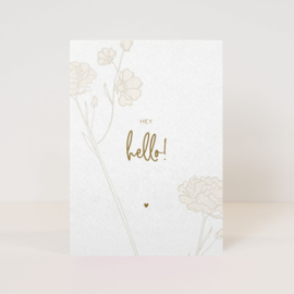 Kaartje 'Hello'