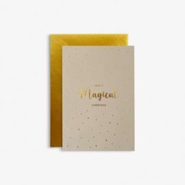 Dubbele kerstkaart 'Magical Christmas'