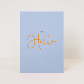 Kaartje 'Hello' | colour