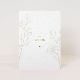 Kaartje 'Veel geluk'