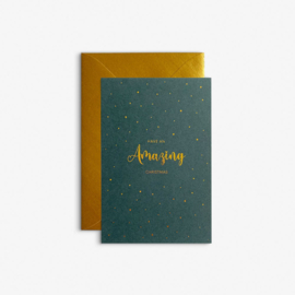 Dubbele kerstkaart 'Amazing Christmas'