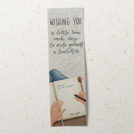 Boekenlegger 'Wishing you | loveletter'