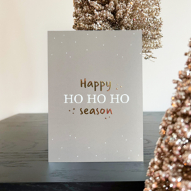 Kerstkaartje 'Ho ho ho'