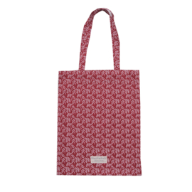 Shopping bag 'Berries' | scarlet red