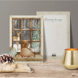 Kerstkaartje 'Window'