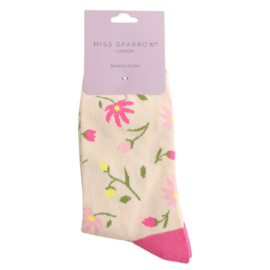 Miss Sparrow 'Pretty flowers' (cream)