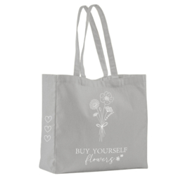 Shopping bag 'Buy yourself flowers'