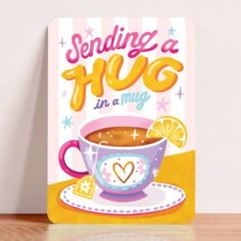 Kaartje 'A hug in a mug'