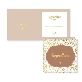 Tegoedbon 'Luxury dots'