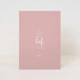 Kaartje 'Lief'