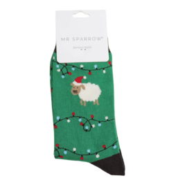 Mister Sparrow 'Christmas sheep' (green)