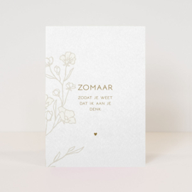 Kaartje 'Zomaar'