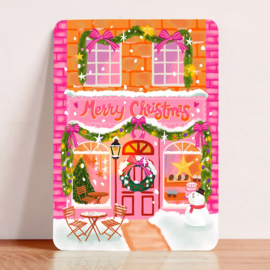 Kerstkaartje 'Merry Christmas' | winkel