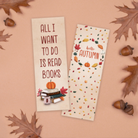 Boekenlegger 'Hello autumn'