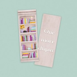 Boekenlegger 'One more chapter'
