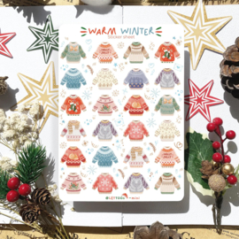 Sticker sheet 'Warm winter (mini)'