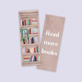Boekenlegger 'Read more books'