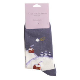 Miss Sparrow 'Winter night' (blue)