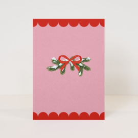 Kerstkaartje 'Ribbon'
